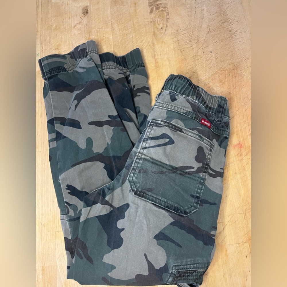 Wrangler boys fitted slim cargo army fatigues pants sz 10